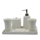 polyresin bathroom set